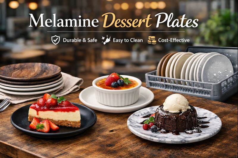 melamine dessert plate