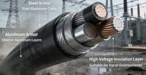 distribution armored cable