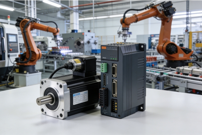 integrated servo motor