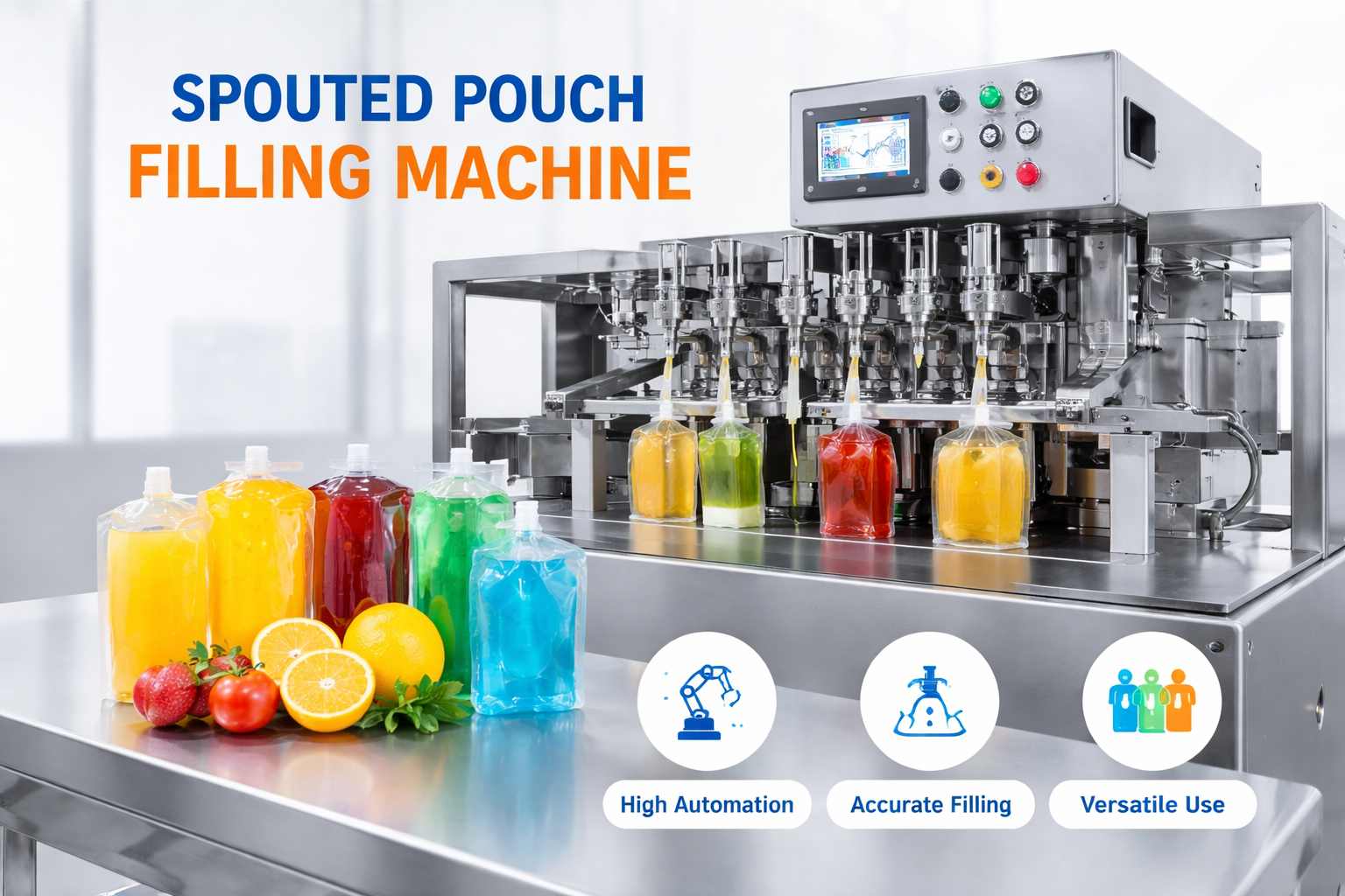 spouted pouch filling machine