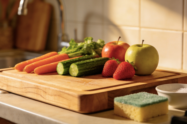 wooden kitchen cutting boards