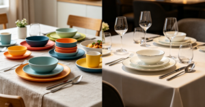 melamine dinnerware sets
