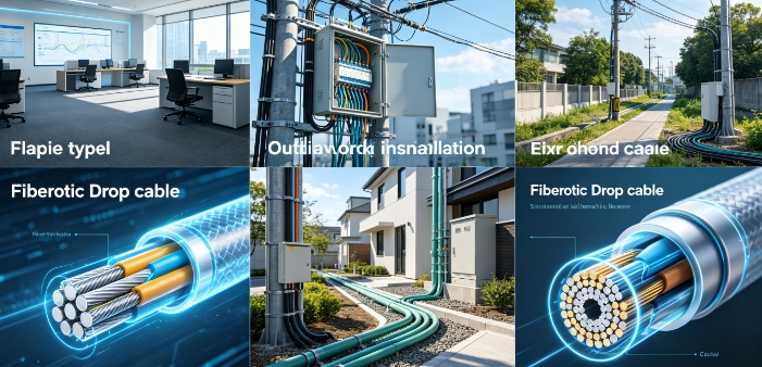 fiber optic drop cable