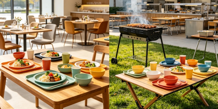 melamine dinnerware