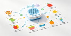 talking flash cards educational toys